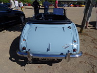 Austin-Healey 3000 Mk III (1959-67), decapotable bleue (prise a Amberieux, en 2016) (2)